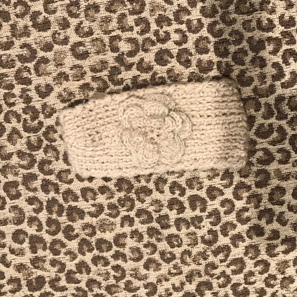 Woven cold weather headband